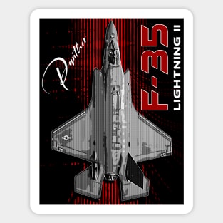 F-35 Lightning II Us Air Force Fighterjet Sticker
